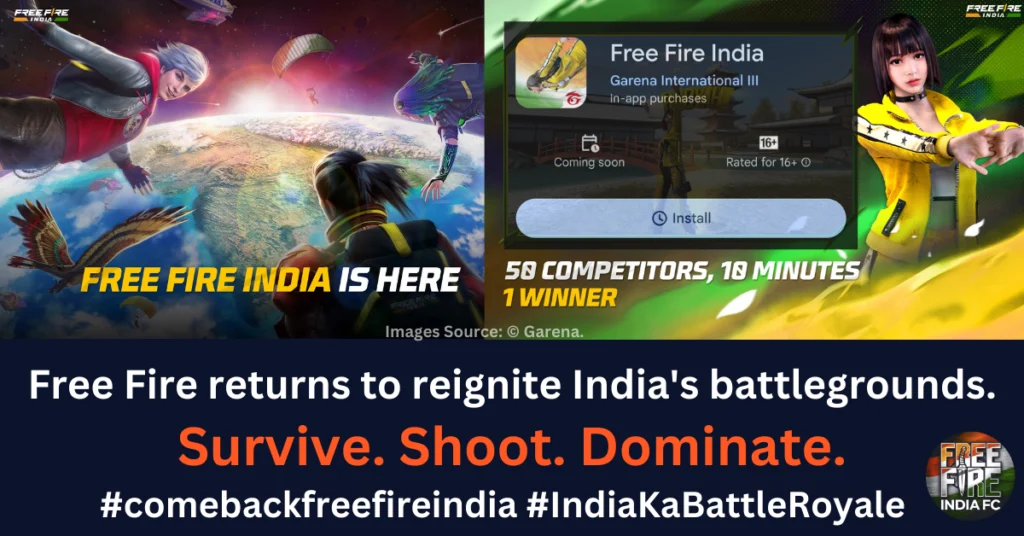 Free Fire India Comeback