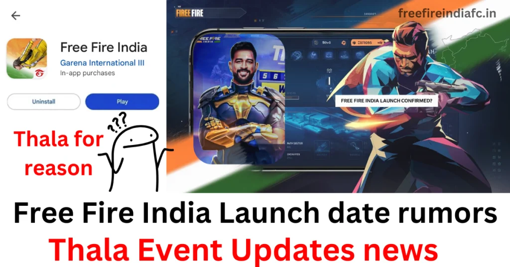 Free Fire India Launch and Thala event update electrify the gaming world.