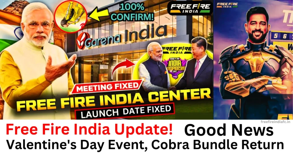 Free Fire India Update: Valentine's & Cobra bundle Return News