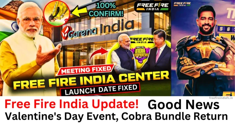 Free Fire India Update: Valentine's & Cobra bundle Return News