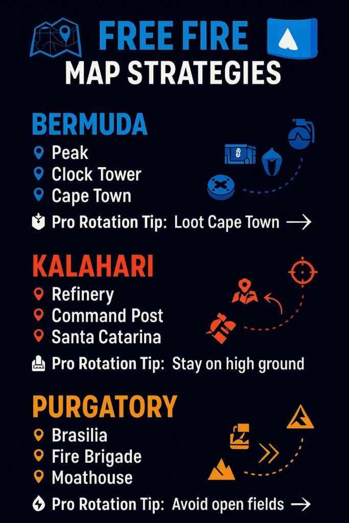 Free Fire Map Strategies