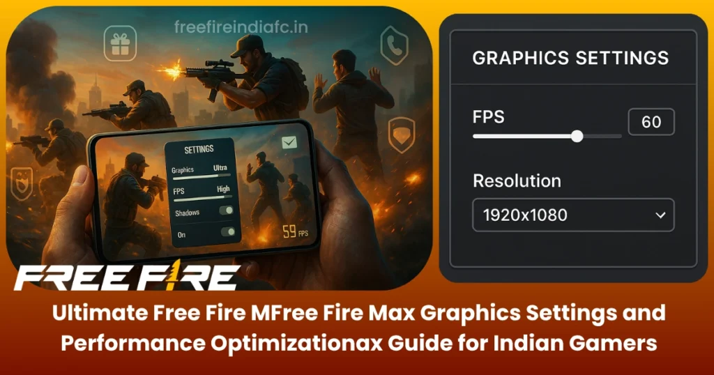 Free Fire Max Graphics Settings and Performance Optimization For Indian Gamers