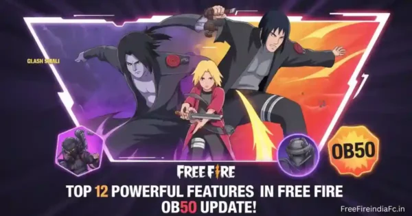 Free Fire OB50 Update (July 30, 2025): Full Patch Notes, Naruto Collab, Rin Yagami & More 6 Free Fire OB50 Update