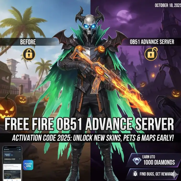 Get Your Free Fire Advance Server Code: OB51 Guide + Free Giveaway (Complete guide) 1 Free Fire Advance Server Code banner