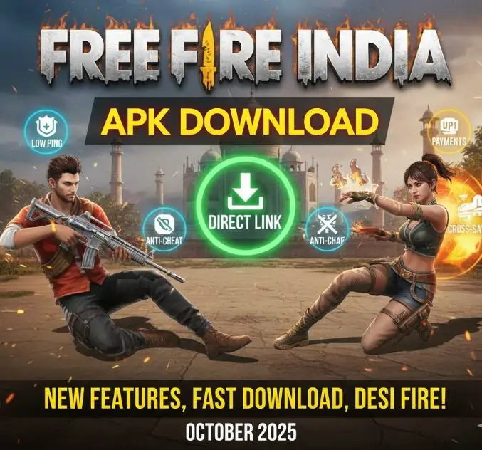 Free Fire India APK banner
