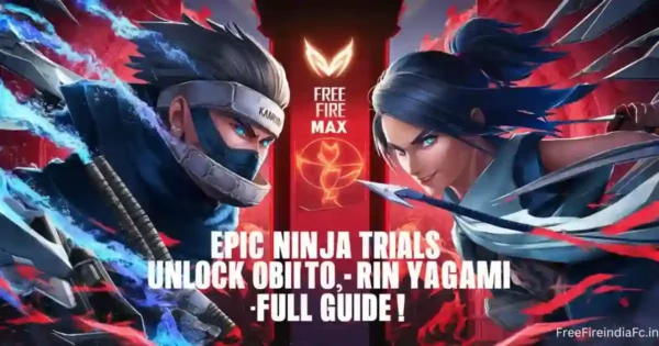 Epic Ninja Trials Event in Free Fire MAX banner