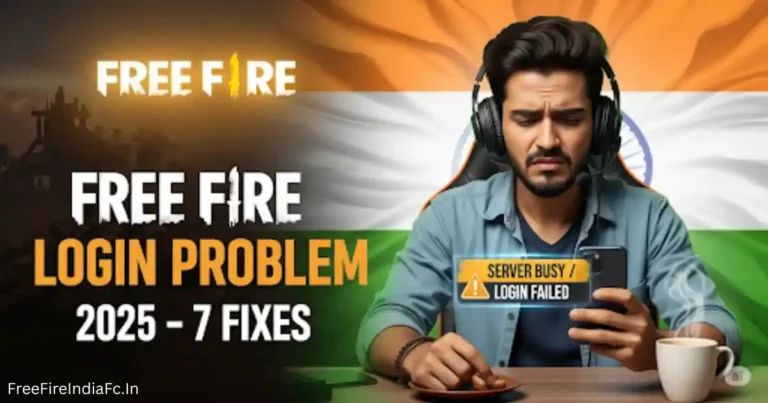Free Fire Login Problem 2025