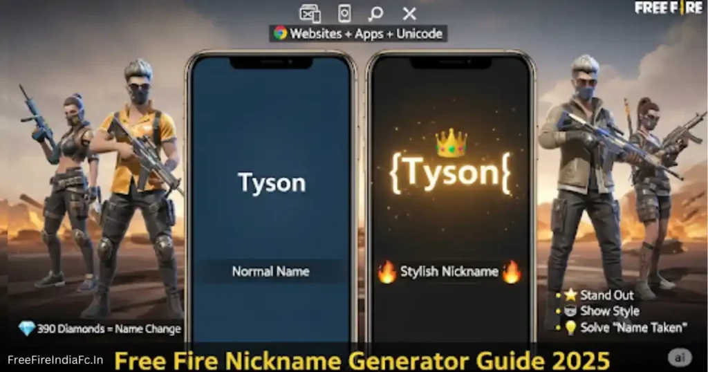 Free Fire Nickname Generator Guide (2025 Edition): Desi Pro Gamer’s Playbook 1 Free Fire Nickname Generator 1