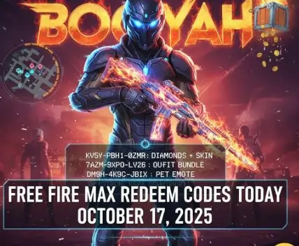(Free) Garena Free Fire Max Redeem Codes Today: October 17, 2025 Active FF Codes for Diamonds and Skins 1 Garena Free Fire Max Redeem Codesbanner