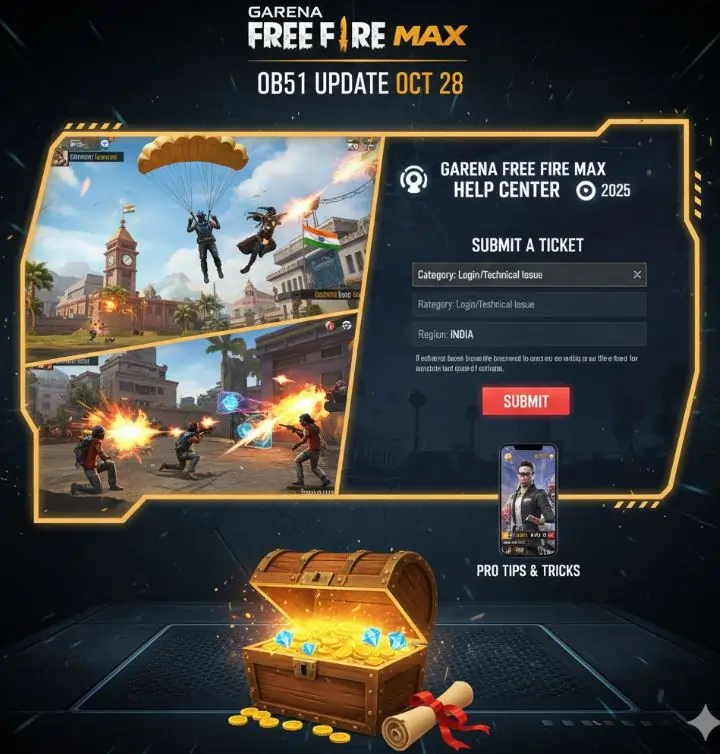 Free Fire Max Help Center banner