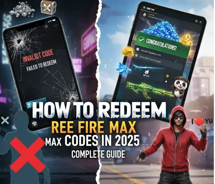 How to Redeem Free Fire Max Codes  banner