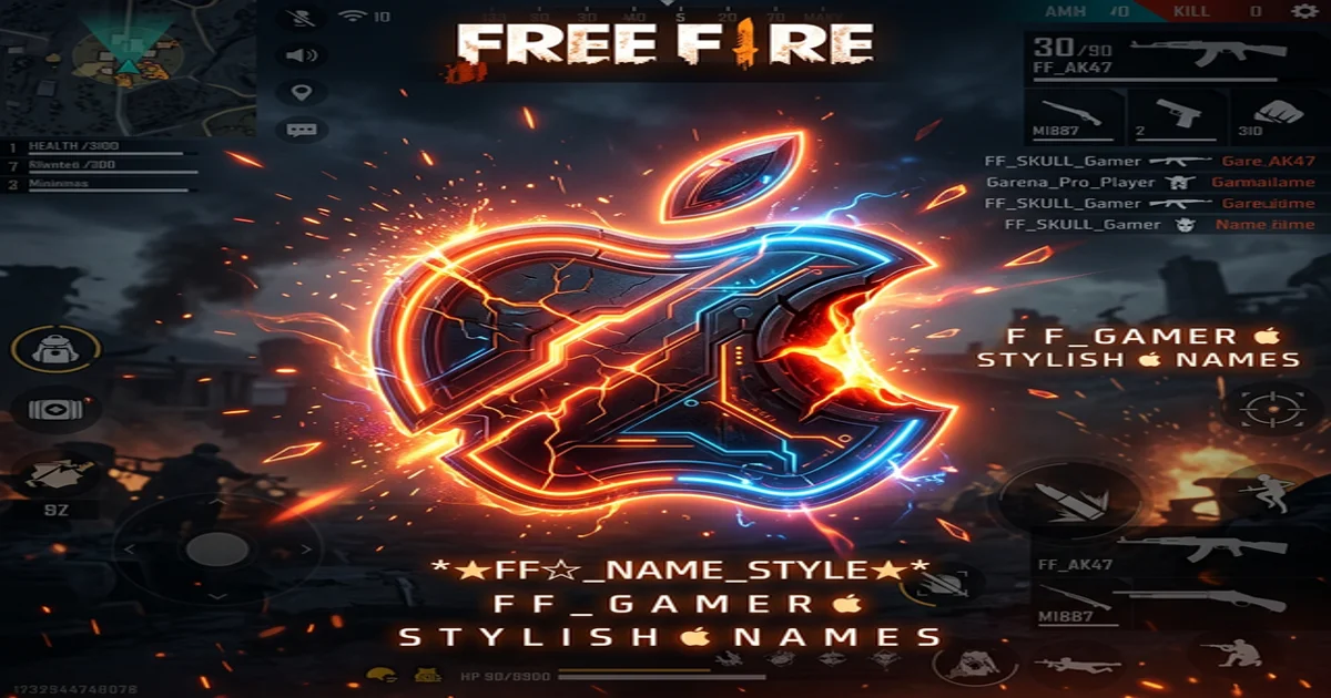 Apple Logo Symbol Copy Paste Tool for Free Fire